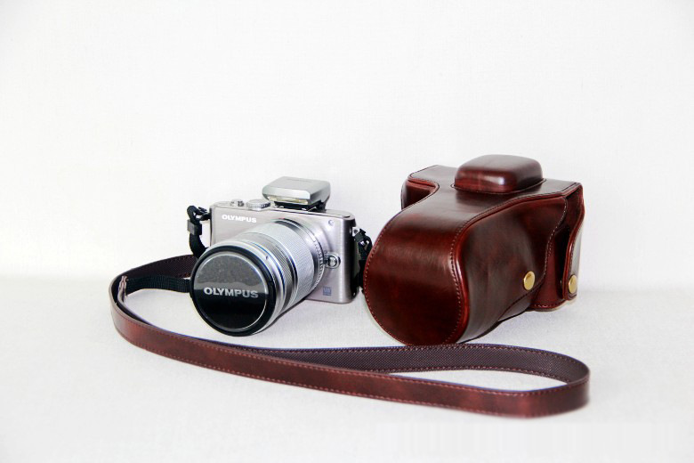 【厂家定做 EPL3长焦专用相机包相机皮套单肩包摄影包】价格,厂家,图片,摄影包,蓬江区谷丰皮具制品厂-